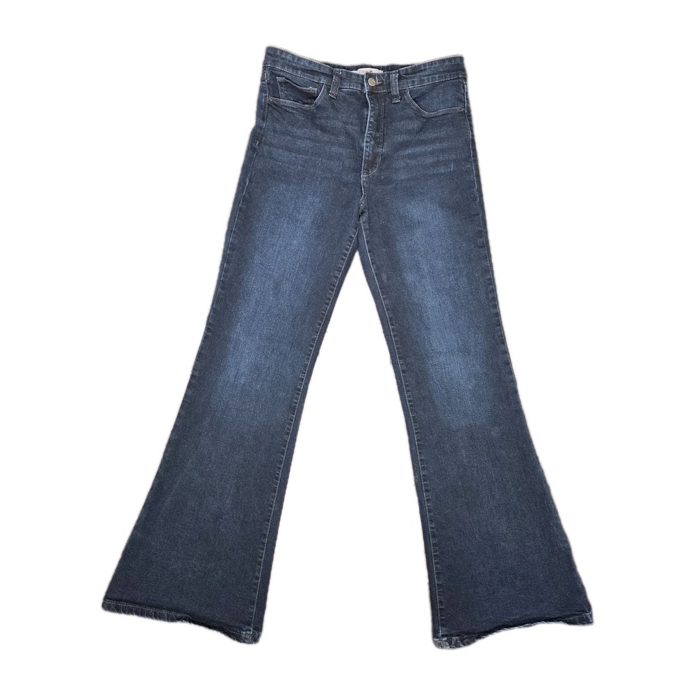 Joes Jeans High Rise Flare Womens 30 Blue Dark Wash Stretch Bell Bottoms